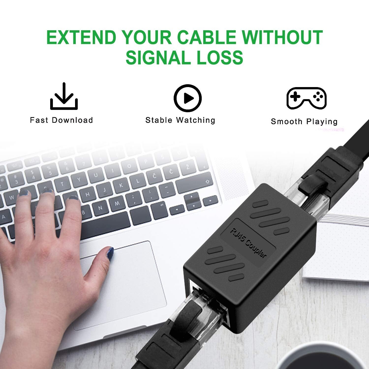 30-Pack Shielded RJ45 Cat7/Cat6 Female Couplers - Reliable Ethernet Connectivity