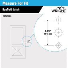 Load image into Gallery viewer, Classic Black Lever Mount Latch for Screen &amp; Storm Doors – Easy to Install