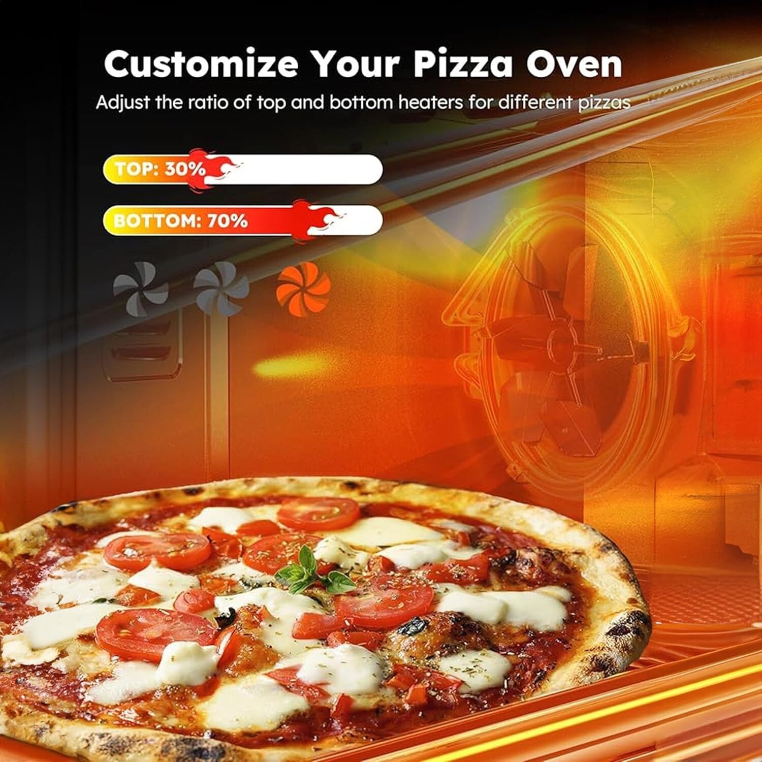 Efficient Bravo Air Fryer Toaster Oven - 3x Faster with Flexible Cooking Control