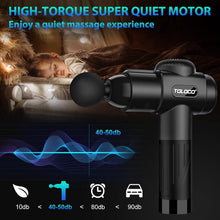 Load image into Gallery viewer, Cordless Percussion Massager with LED Screen &amp; Quieter Operation for Athletes