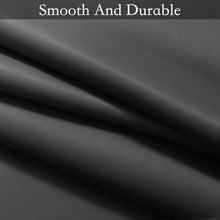 Load image into Gallery viewer, Soft Gradient Black and Grey Grommet Curtains, 2 Panels 52x72 - Noise Reduction