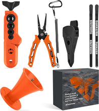 Load image into Gallery viewer, Portable Fishing Tool Set: Line Spooler, Line Gobbler &amp; 7" Pliers for Anglers
