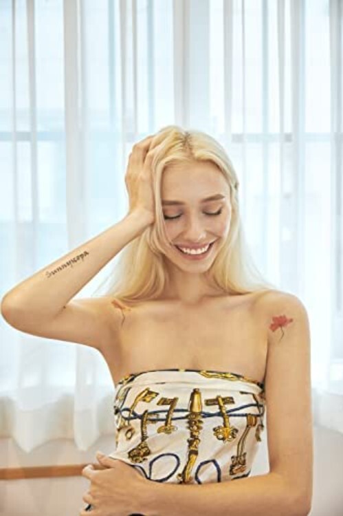 Inkjet Printable Temporary Tattoo Paper, DIY 100 Sheets - Waterproof & Skin Safe