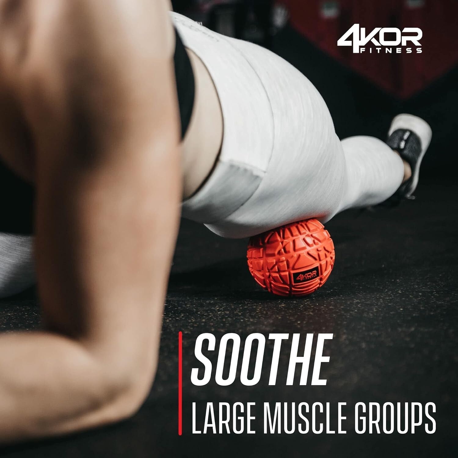 Portable 4KOR Grippy Massage Balls for Ultimate Muscle Pain Relief and Mobility