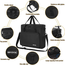 Load image into Gallery viewer, 4-Slot Wireless Microphone Case with Foam - Durable Travel Bag with Strap