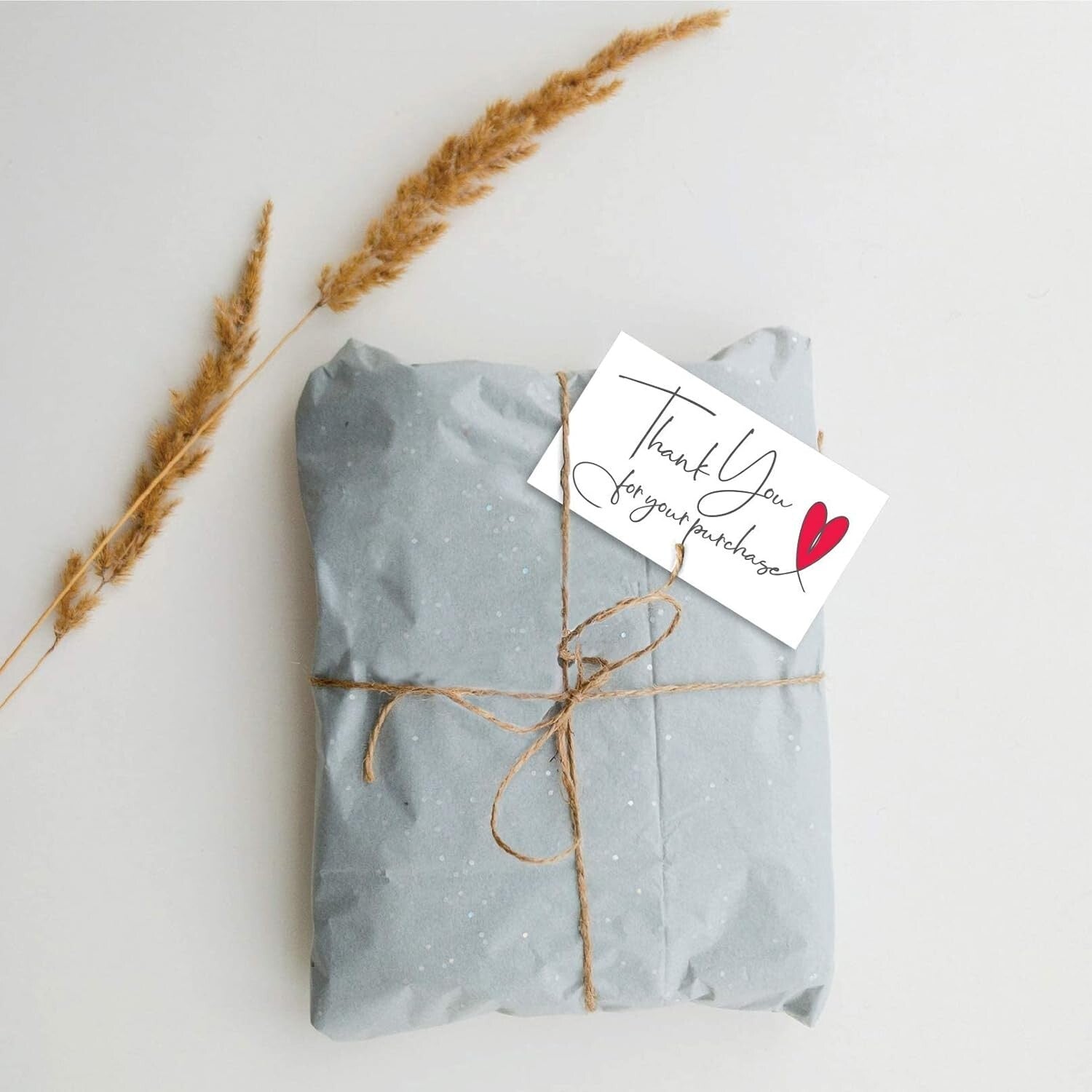 Bulk 1200 Thank You Purchase Cards | Premium Matte Finish | Small Biz Essential