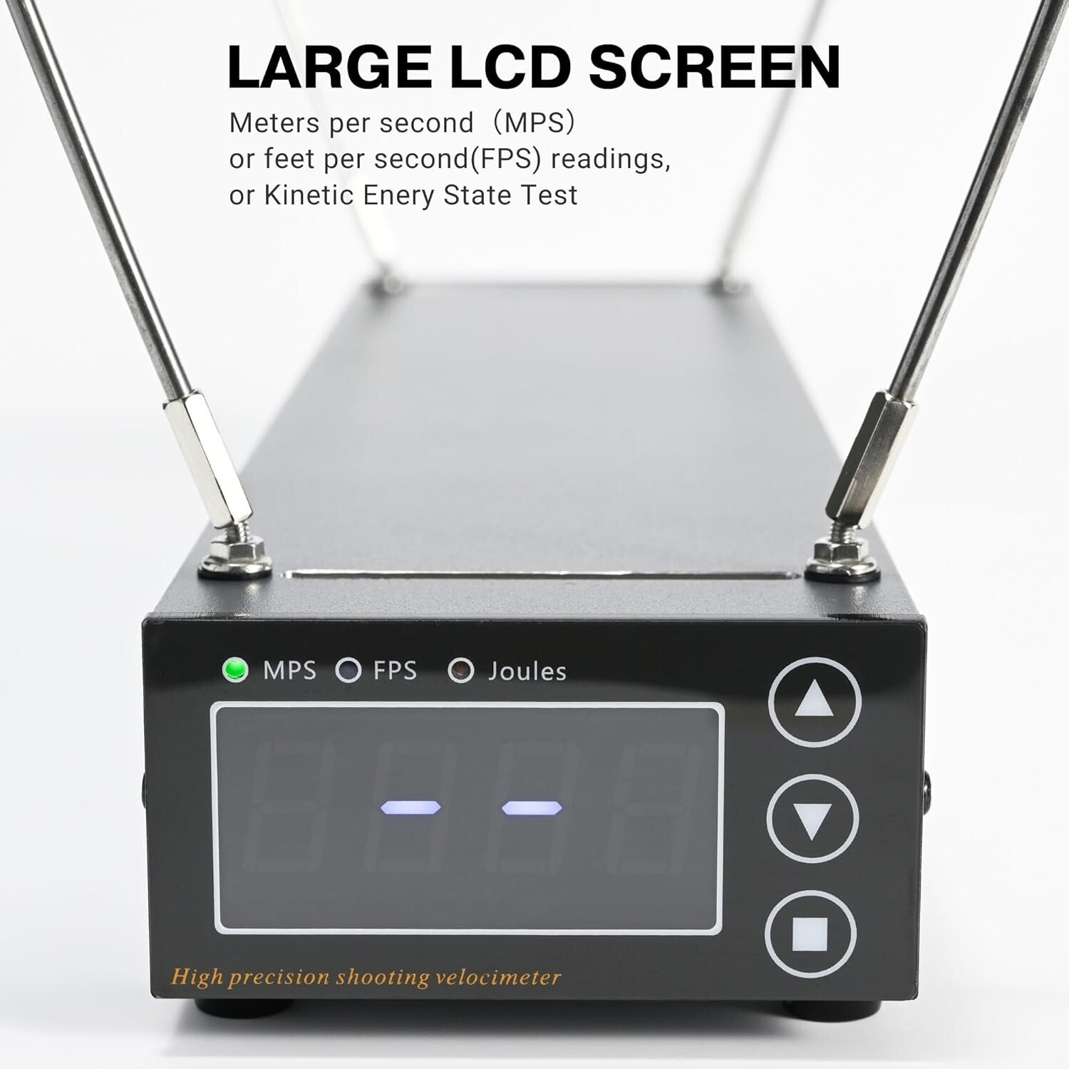 All-Purpose Shooting Chronograph for Projectiles - Accurate Range up to 2000 m/s