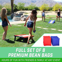Load image into Gallery viewer, Regulation Size Portable Cornhole Set - Classic Design with Carry Case Included
