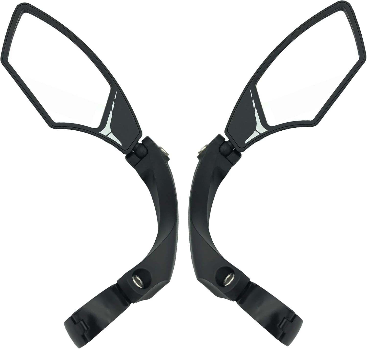 Durable Rearview Bike Mirror with Adjustable Clamp - Fits Most Handlebars