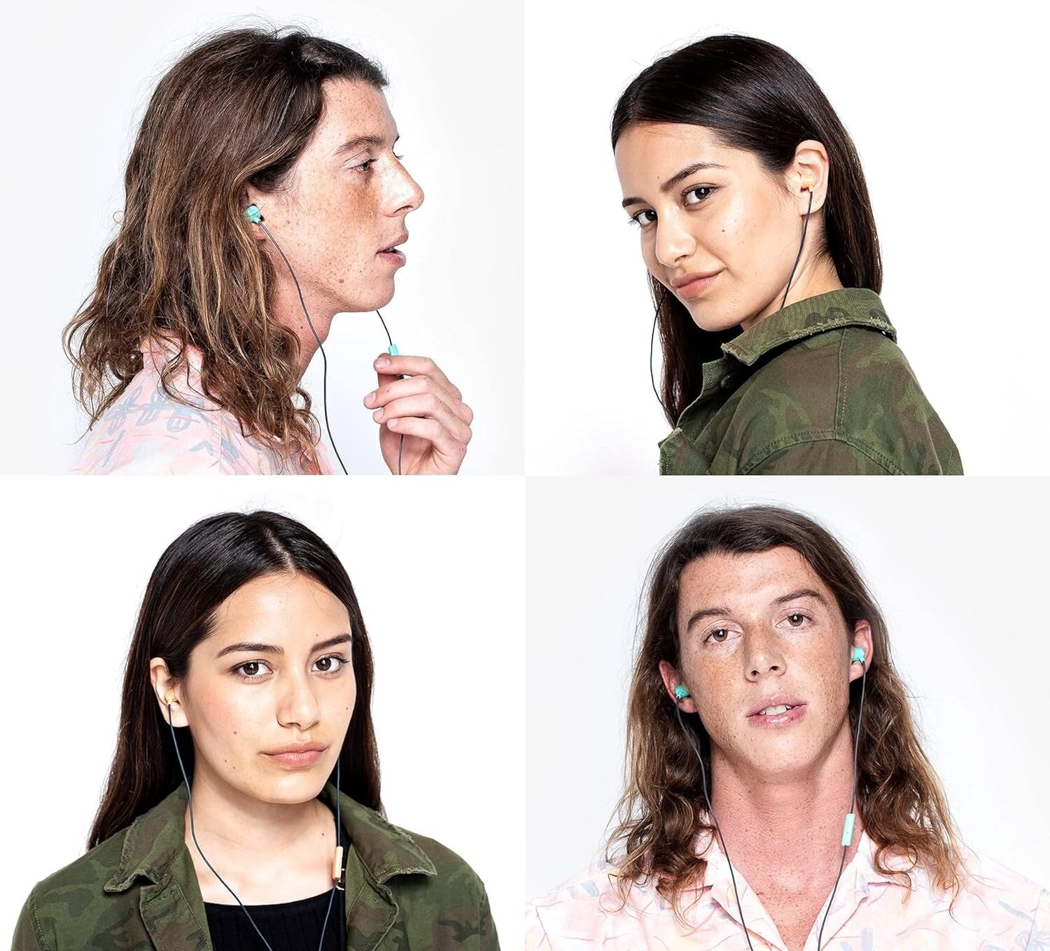 6 Pack Jib Wired Earbuds with Noise Isolation and Built-In Microphone for Travel