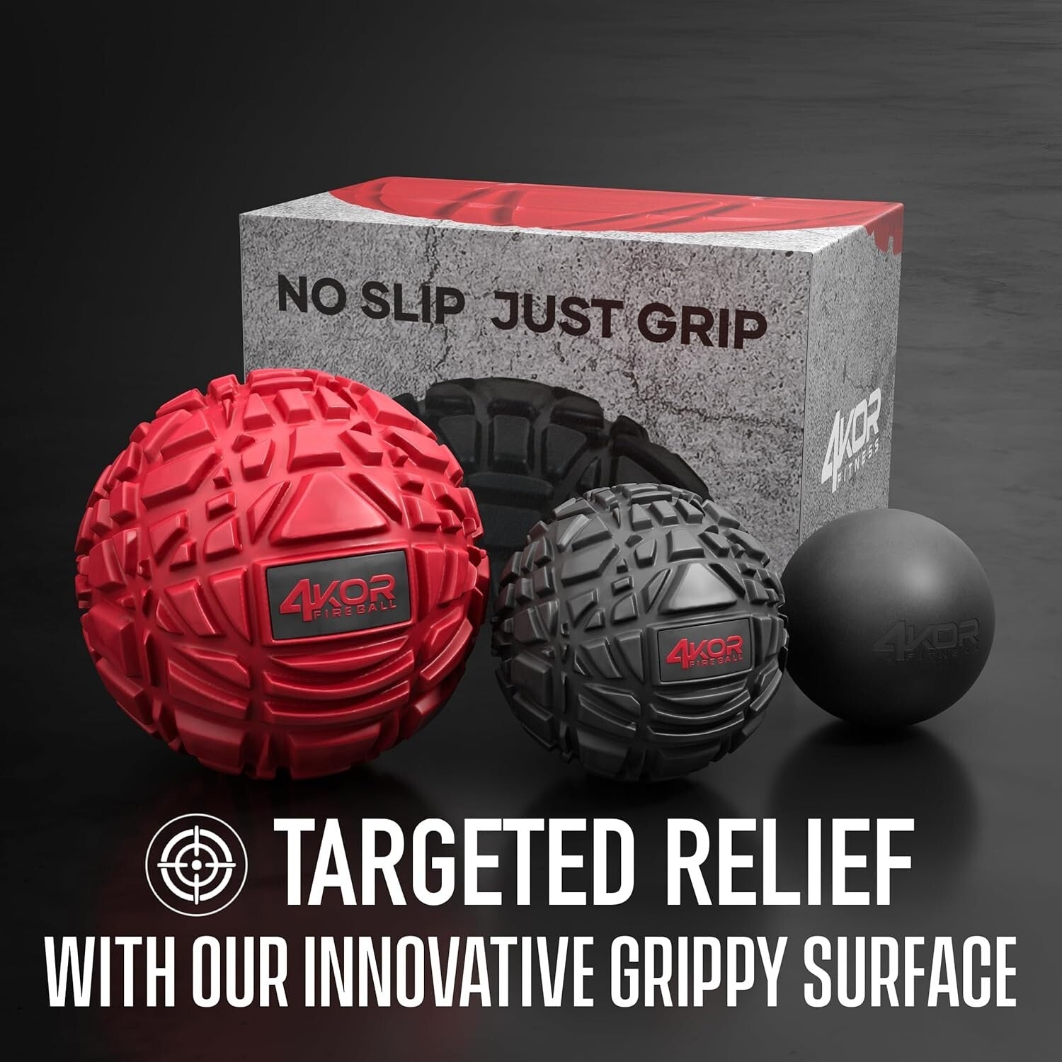 Customizable 4KOR Mobility Massage Balls - Effective Pain Relief for All Muscles