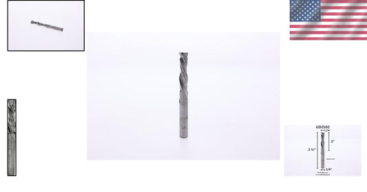 1/4-Inch Solid Carbide Up/Down Cut Spiral Router Bit - Precision Cutting