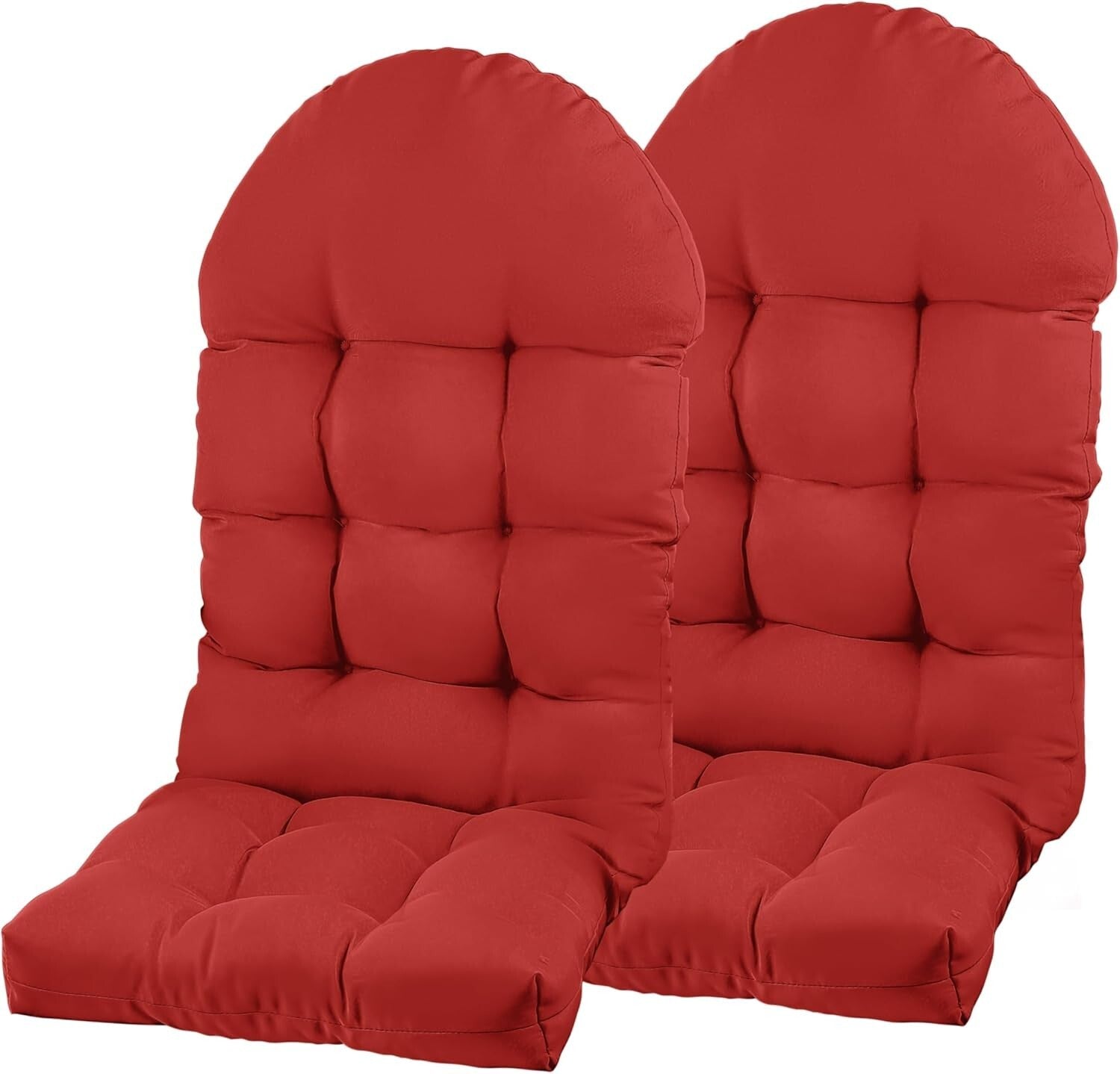 Elegant Red Adirondack Chair Cushion 44x19.4-Inch, Fade-Resistant & Comfortable