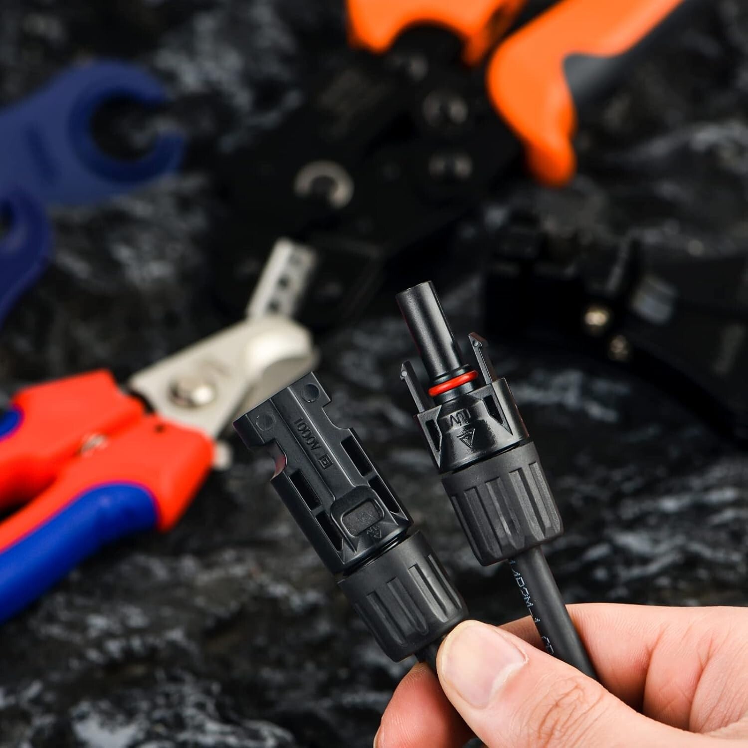 All-in-One Solar PV Tool Kit: Crimper, Stripper & Cutter for Easy Installation