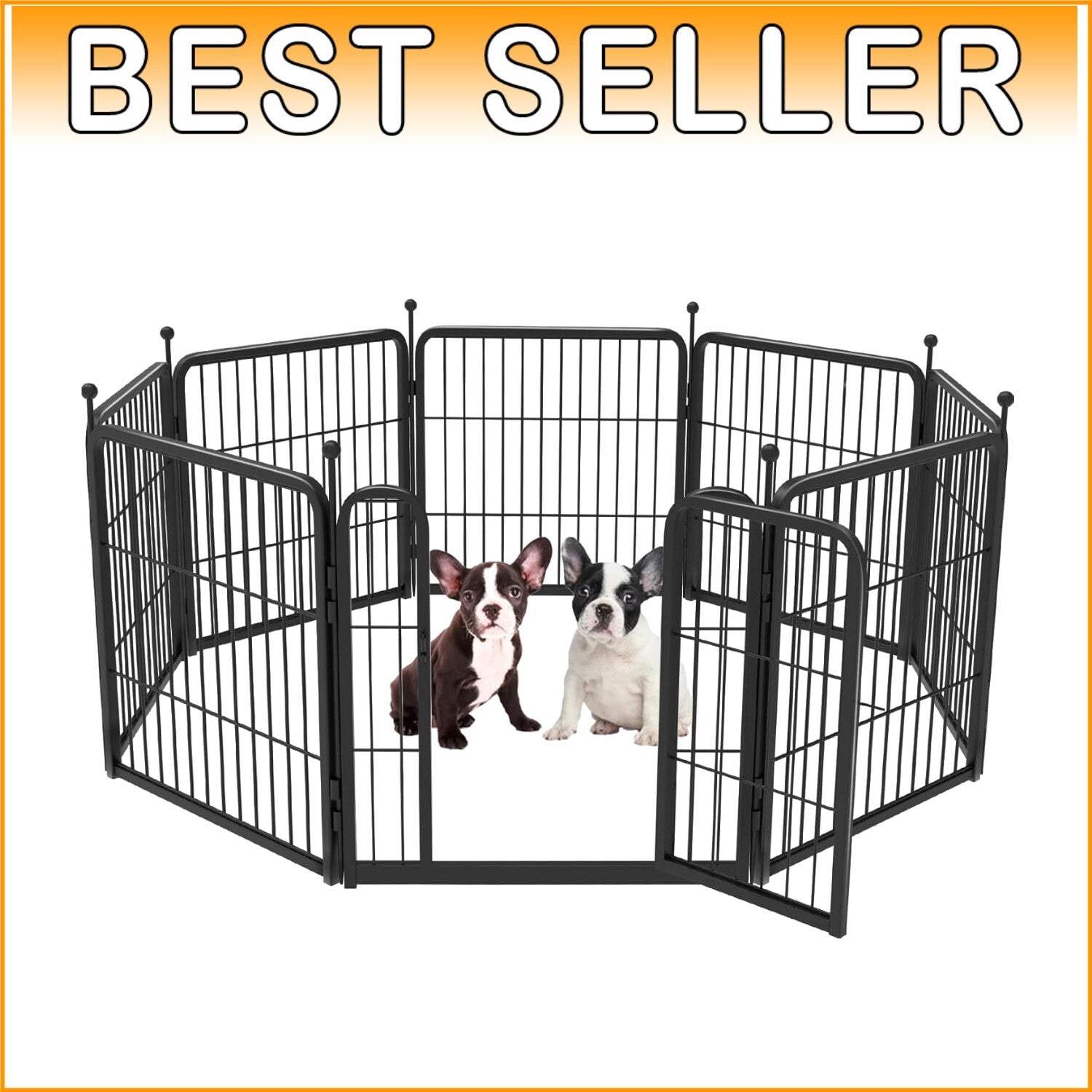 All-Life-Stage 24-inch Dog Playpen with Auto Lock – Secure and Adjustable Design