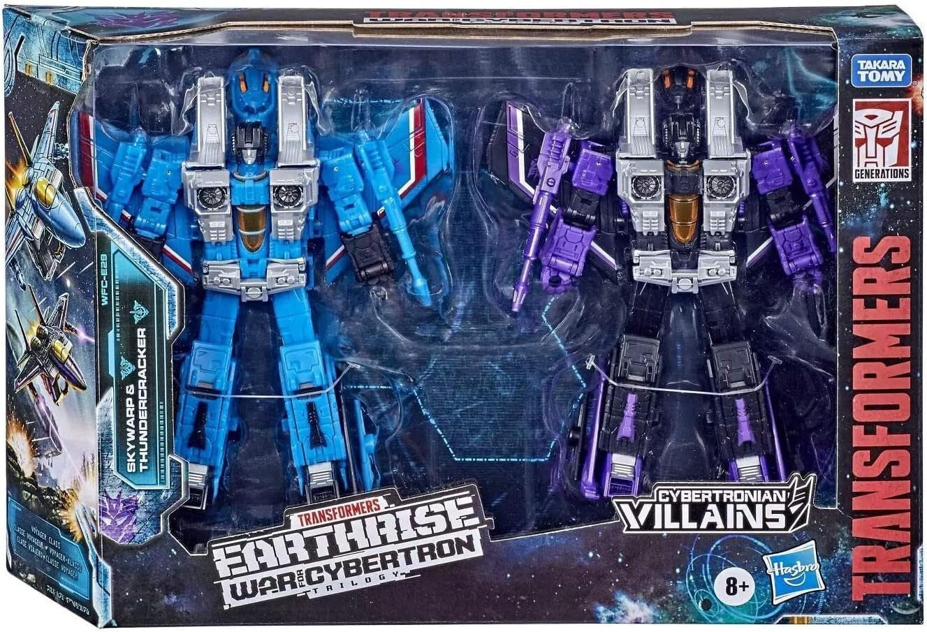 Build Your Seeker Army: Earthrise Skywarp & Thundercracker Transforming Figures
