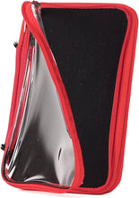 Load image into Gallery viewer, Trendy Black &amp; Red Pin Storage Bag - Organize Up to 150 Enamel Pins Effortlessly