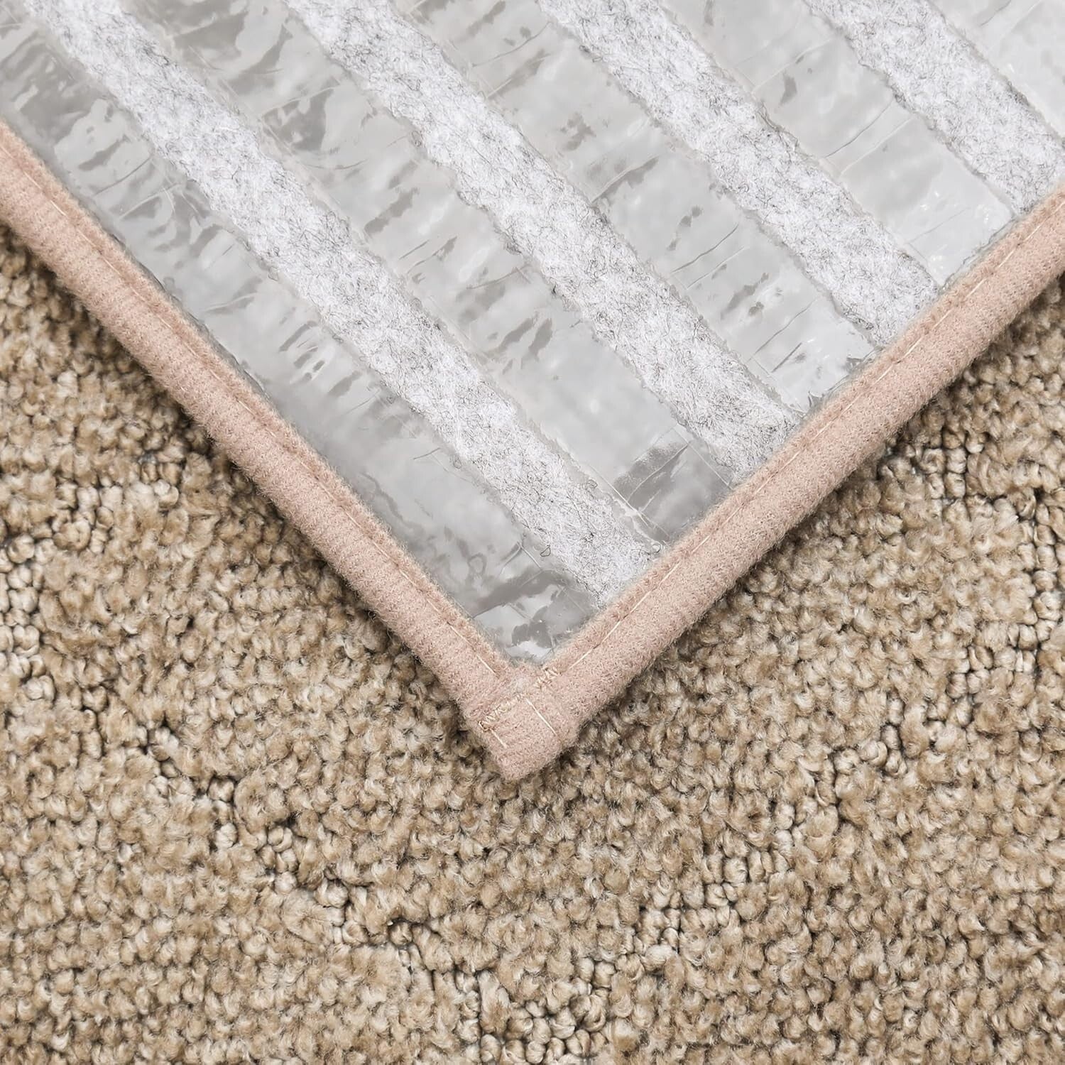 Non-Slip Indoor Stair Runners 28x9in - 15pc Brown Carpet Mats for Kids & Pets