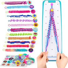Load image into Gallery viewer, Funky DIY Friendship Bracelet Kit with Unicorn Storage - Gift for Young Creators