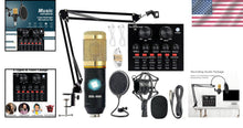 Load image into Gallery viewer, Professional Podcast Recording Bundle - BM-800 Mic, Live Sound Card &amp; Effects
