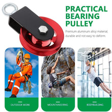Load image into Gallery viewer, Versatile Aluminum Pulley Kit with Double-Sided Bearings - Perfect for Lifting