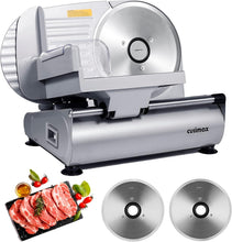Load image into Gallery viewer, Professional Electric Deli Slicer: Adjustable Thickness for Meat, Cheese &amp; Bread