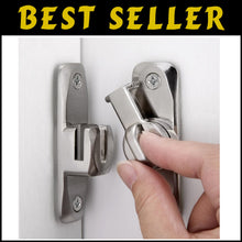 Load image into Gallery viewer, Space-Saving 90/180 Degree Zinc Alloy Barn Door Latch Kit - Includes Screws