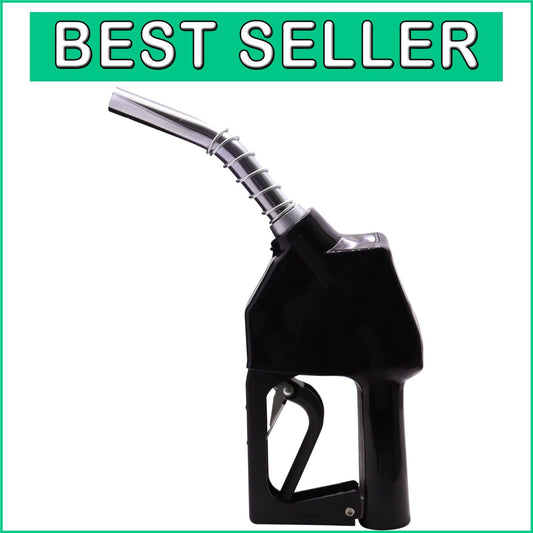 Efficient Automatic Black Fuel Nozzle 3/4" NPT for Diesel and Biofuel – 16 GPM