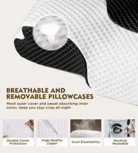 Load image into Gallery viewer, Adjustable Cervical Memory Foam Pillow for Neck Pain Relief &amp; Cooling Comfort