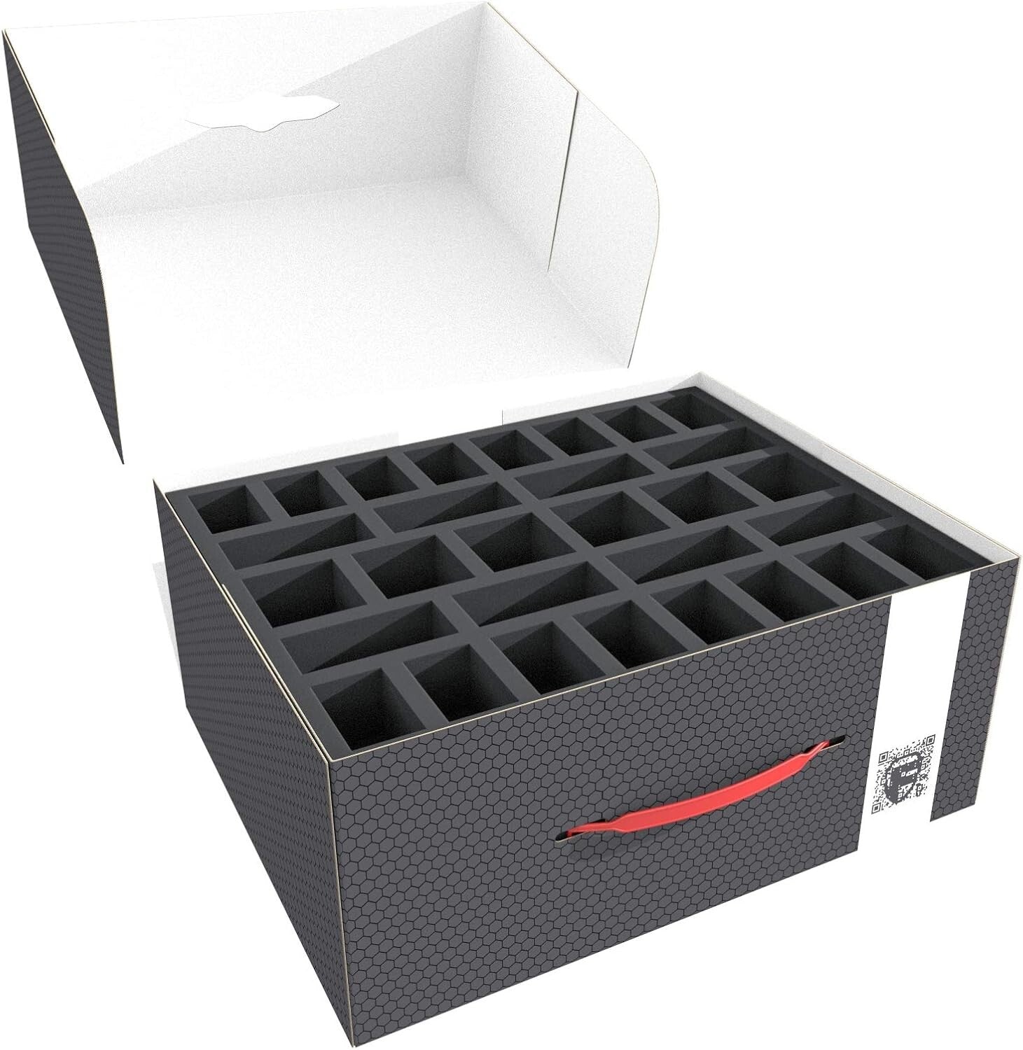 Lightweight Rectangular Storage Box for Large Miniatures - Classic Organization