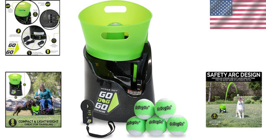 Interactive GoDogGo Fetch Machine: Automatic Dog Ball Launcher for Active Play
