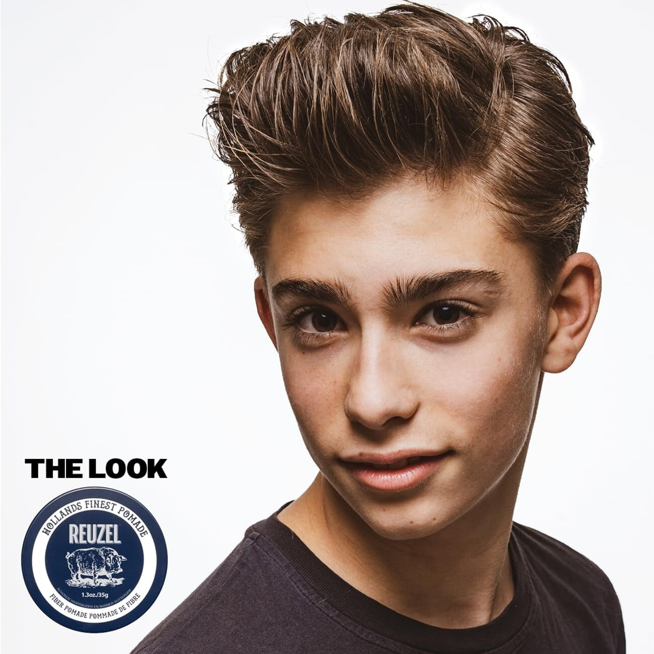 12oz Fiber Pomade with Low Shine Finish - Reworkable Hold for Versatile Styles