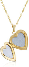 Load image into Gallery viewer, Timeless 14K Gold-Filled Flower Heart Locket Necklace - 18" with Gift Box