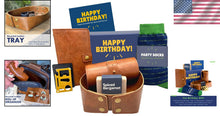 Load image into Gallery viewer, Thoughtful Birthday Gift Set for Men - Luxurious Leather and Practical Items