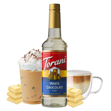 Load image into Gallery viewer, Rich White Chocolate Syrup For Lattes &amp; Cocktails - 25.4 fl oz x 4 Bottles