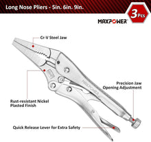 Load image into Gallery viewer, Complete 15-Pc Locking Pliers Set with Ergonomic Tool Bag for Welding Tasks