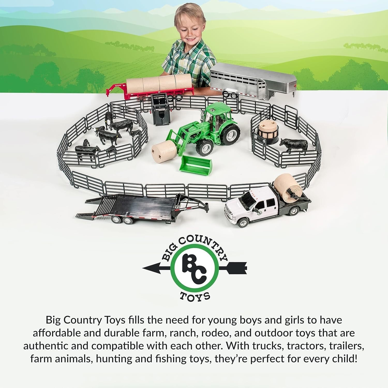 Exciting 13-Piece Rodeo Toy Collection - Adventure Awaits for Young Riders!
