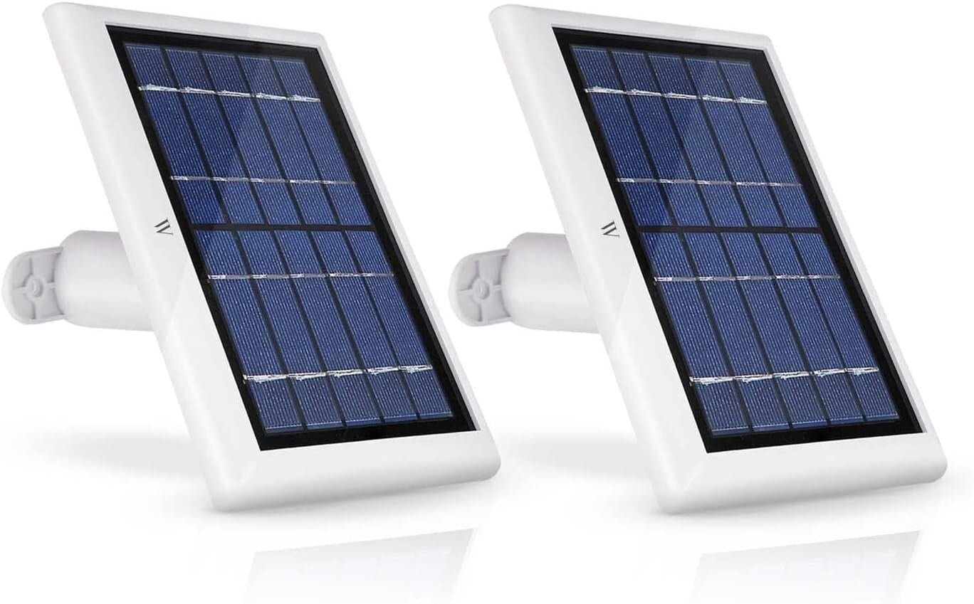 Durable Solar Panel Kit for Ring Spotlight & Stick Up Cam - 2-Pack, Smart Power