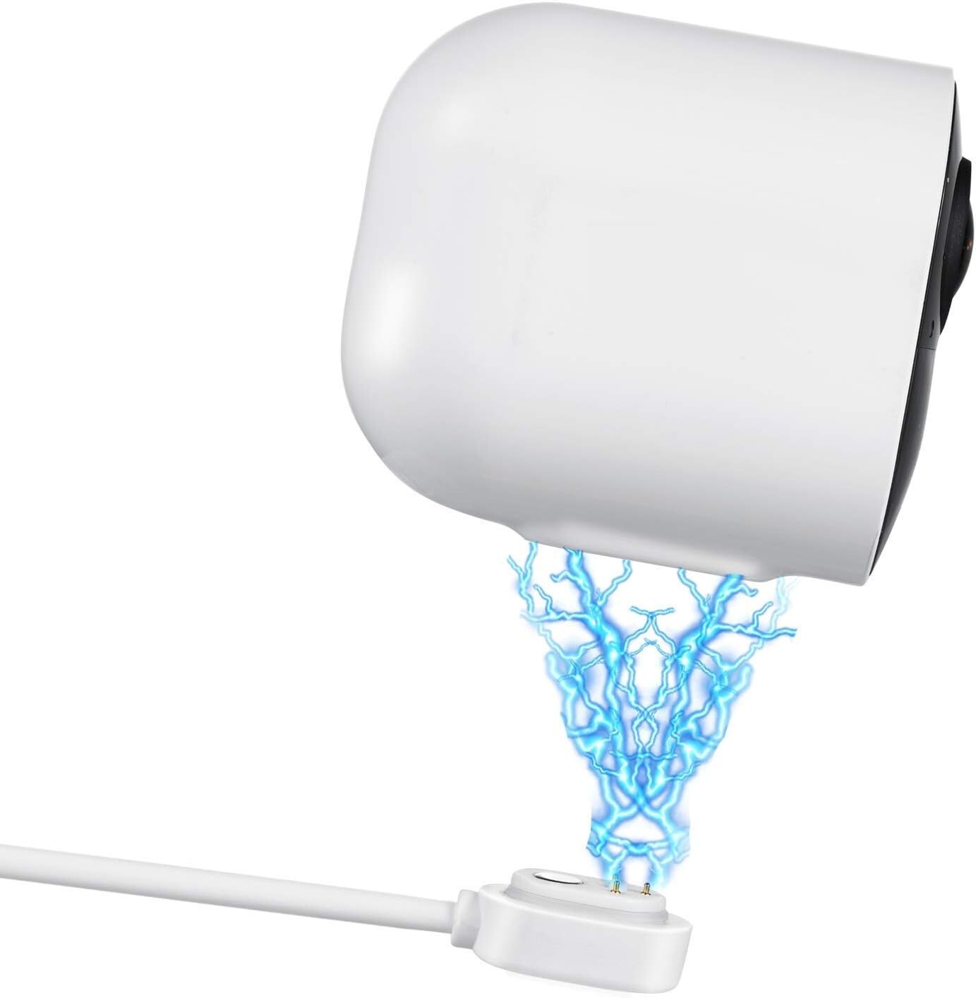 2-Pack Solar Panels with 13.1ft Magnetic Cable - Compatible with Arlo Camera