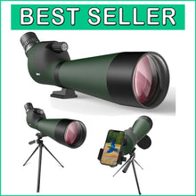 Load image into Gallery viewer, High-Definition 20-60x85 Waterproof Spotting Scope with Tripod for Outdoor Use