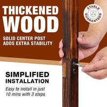 Load image into Gallery viewer, Solid Wood Fishing Rod Holder - 16-Rod Capacity with 360-Degree Rotation