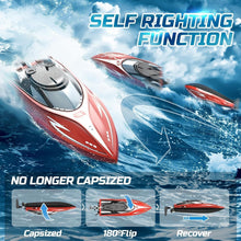 Load image into Gallery viewer, Exciting 2.4 GHz Racing Boat – Lightweight &amp; Compact RC Fun for Pools &amp; Lakes