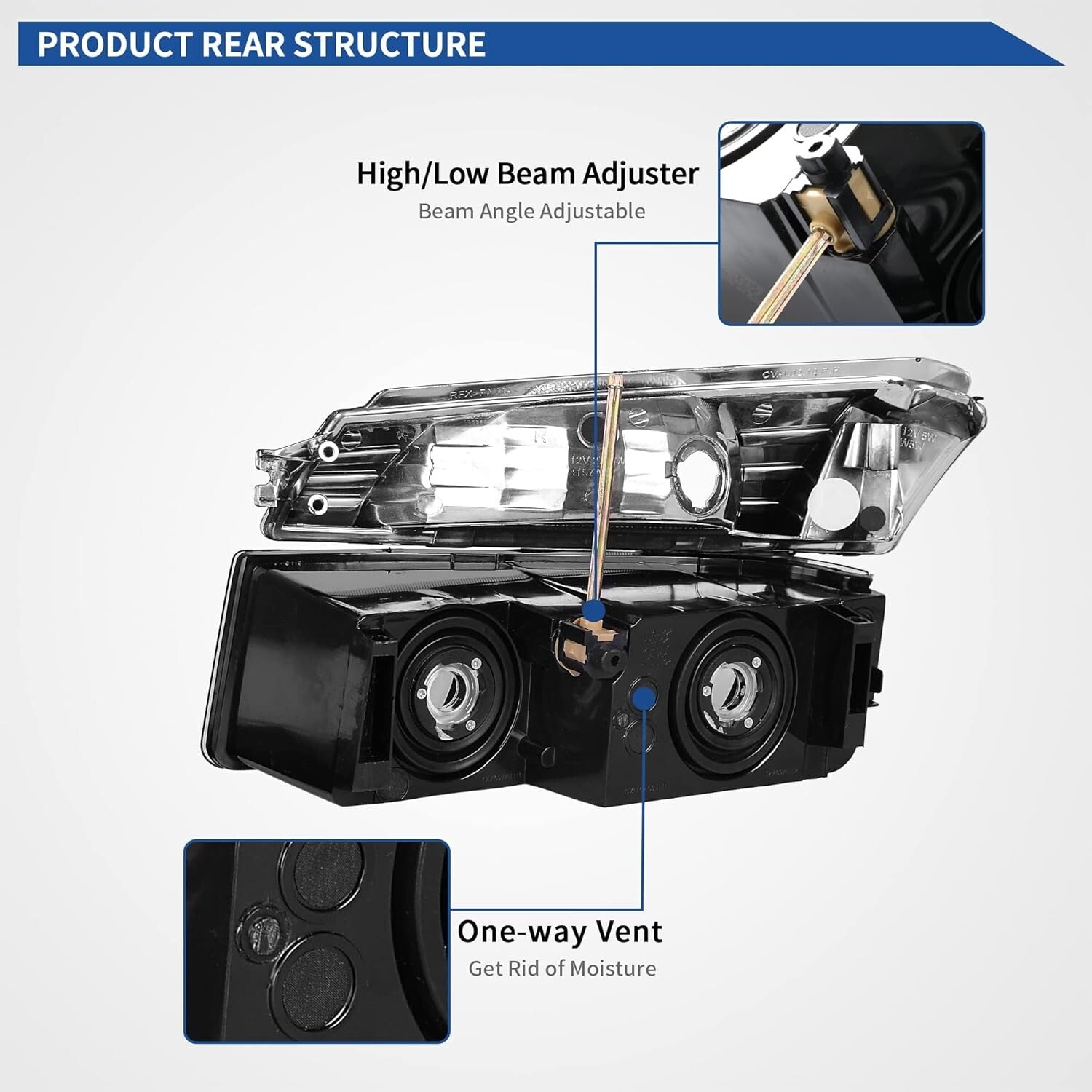 Dot Certified Clear Lens Headlights for 02-06 Chevrolet Avalanche - Easy Install