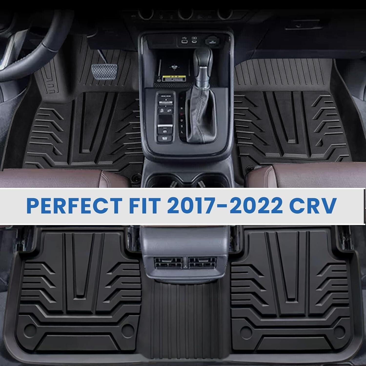Eco-Friendly TPE Floor Liners for 2017-2022 CR-V: Ultimate Protection & Comfort