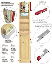 Load image into Gallery viewer, Lightweight Bi-Fold Closet Door, 80x36 - Solid Pine with Classic 6-Panel Design