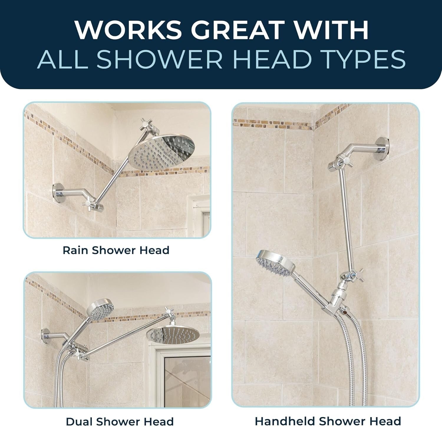 Elevate Your Shower Experience: 12-Inch Solid Brass Extension Arm in Bronze