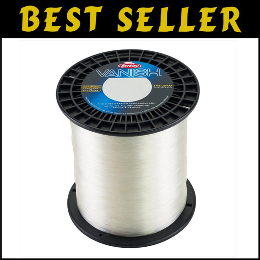 Clear 2000yd Vanish Fluorocarbon Fishing Line - Strong 10lb Leader Material