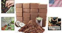 Load image into Gallery viewer, Nutrient-Rich Coconut Coir Fiber Bricks - Perfect for Seed Germination &amp; Growth