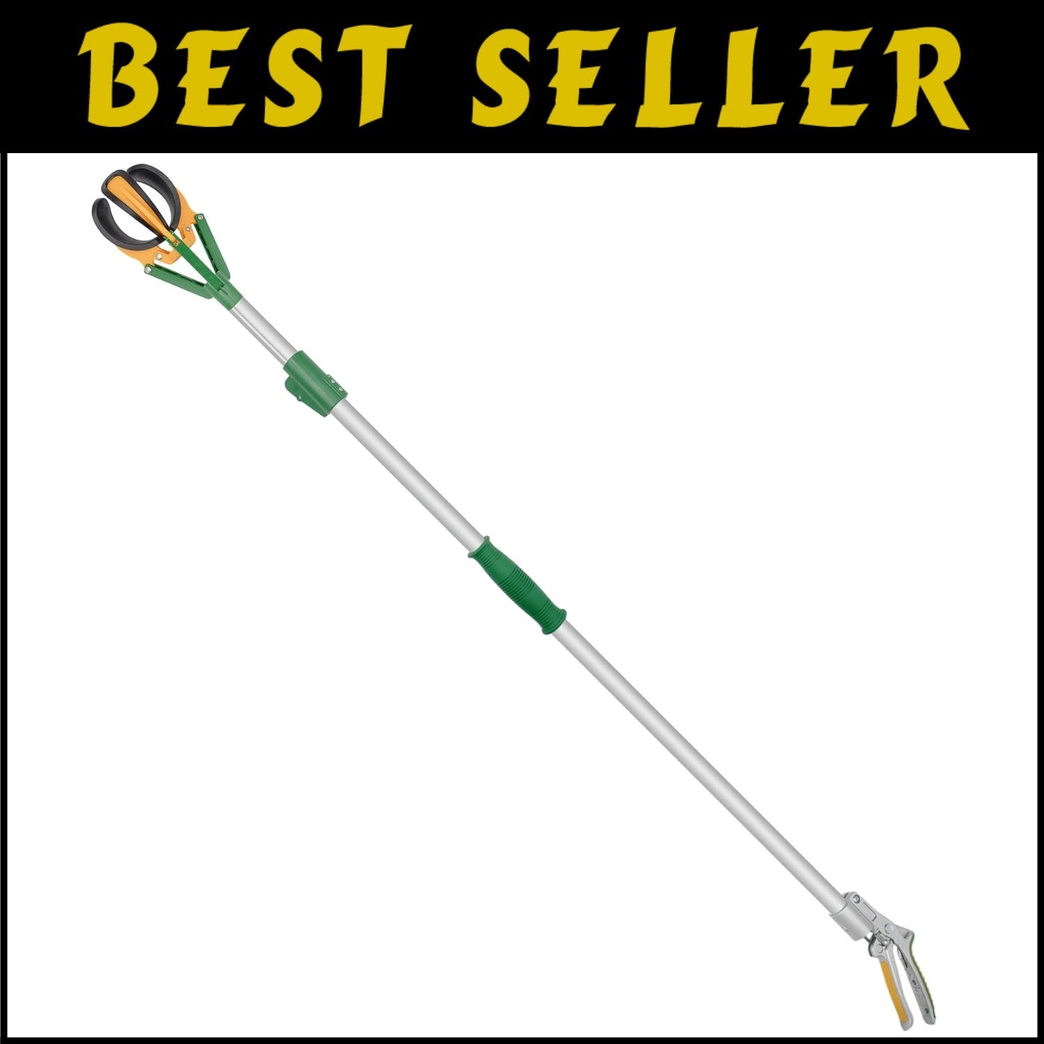 Long Reach Telescopic Fruit Picker - 6-Foot Extension for Effortless Harvesting