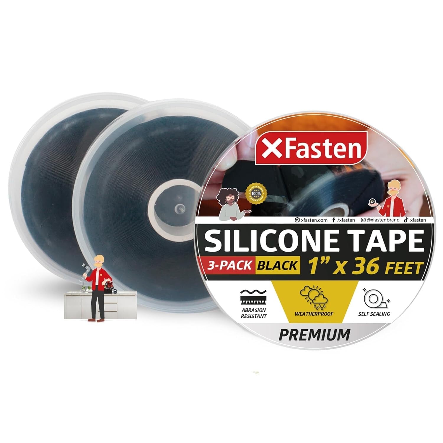 Flexible & Quick-Bonding Waterproof Silicone Tape for Plumbing & Electrical Use